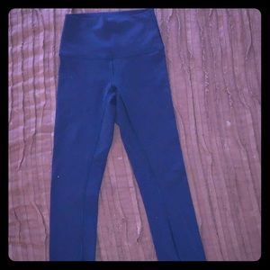 Lululemon Dark Teal Wunder Under Leggings